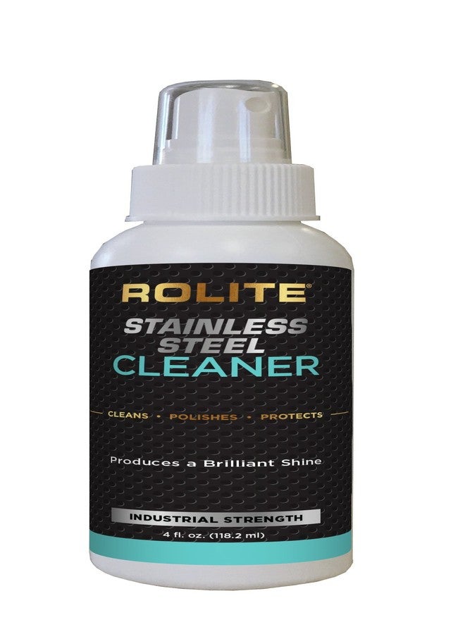 Rolite Stainless Steel Cleaner (4 fl. oz.) for a Protective, Streak-Free Shine That Removes Dirt, Grime, Residue, Water Spots & Fingerprints - Image 1